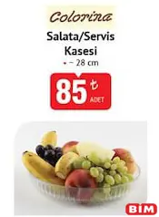 COLORİNA SALATA/SERVİS KASESİ 28 CM